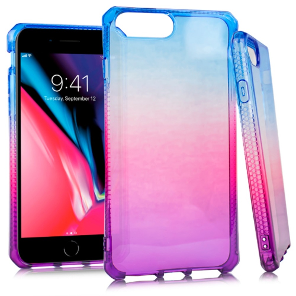 iPhone 7 Plus Purple Pink Ombre Flexible case